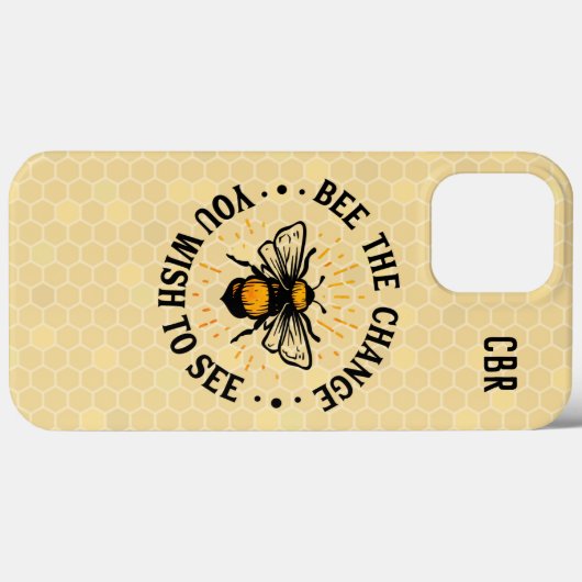 Land bije de Verandering Honeycomb Case-Mate iPhone Case (Achterkant (horizontaal))