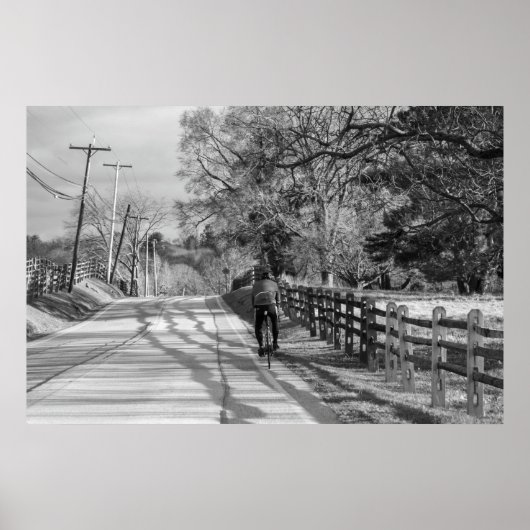 Land Bike Ride Poster (Voorkant)