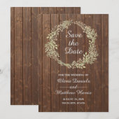 Land. Bindhouten schuur Sla de datum op Kaart (Voorkant / Achterkant)