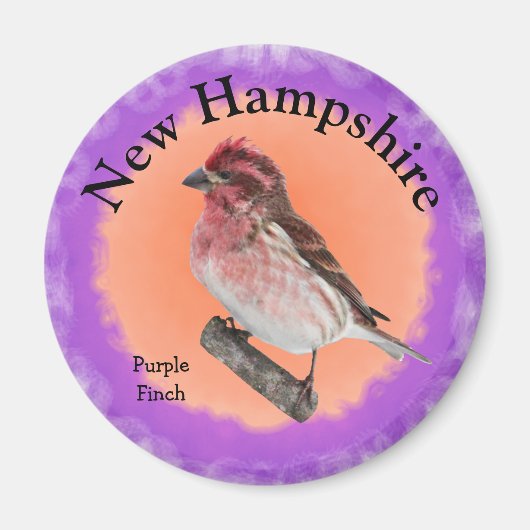 Land Bird of New Hampshire Magneet (Voorkant)