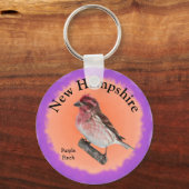 Land Bird of New Hampshire Sleutelhanger (Voorkant)