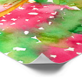 Land Bird of West Virginia Cardinaal Rhododendron Poster (Hoek)