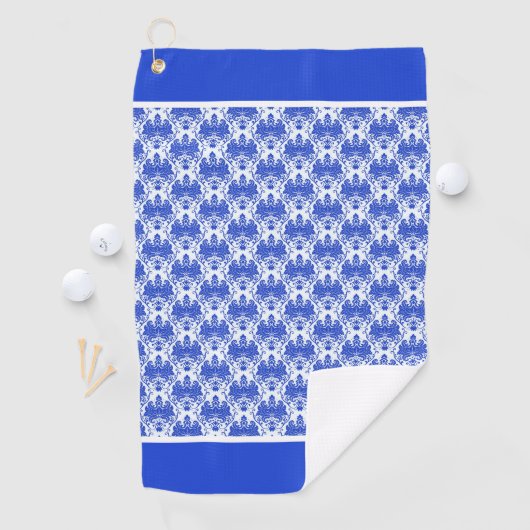 Land Blauw Golfhanddoek (Insitu)