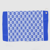 Land Blauw Golfhanddoek (Horizontaal)
