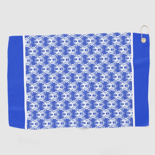 Land Blauw Golfhanddoek (Horizontaal)