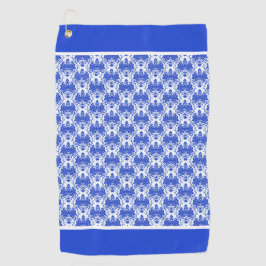 Land Blauw Golfhanddoek