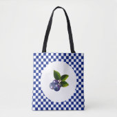 Land Blauwe bessen Tote Bag (Voorkant)