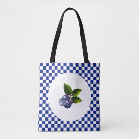 Land Blauwe bessen Tote Bag (Voorkant)