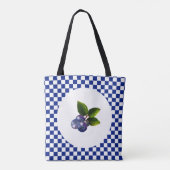 Land Blauwe bessen Tote Bag (Achterkant)