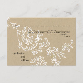 Land Bloemen Bruiloft RSVP