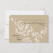 Land Bloemen Bruiloft RSVP (Voorkant)