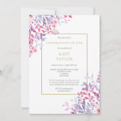 Land Bloemen Foto Begrafenis Viering van het leven Kaart (Voorkant)