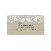  Land Bloemen Kant Etiket (Voorkant)