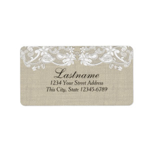  Land Bloemen Kant Etiket