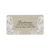  Land Bloemen Kant Etiket (Voorkant)