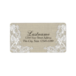  Land Bloemen Kant Etiket