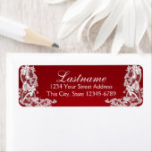 Land Bloemen Kant Rood Etiket (Insitu)