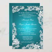  Land Bloemen Ontwerp Aqua Kaart (Voorkant / Achterkant)