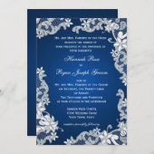  Land Bloemen Ontwerp Blauw Kaart (Voorkant / Achterkant)