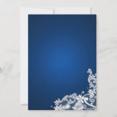  Land Bloemen Ontwerp Blauw Kaart (Achterkant)