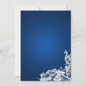  Land Bloemen Ontwerp Blauw Kaart (Achterkant)