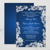  Land Bloemen Ontwerp Blauw Kaart (Voorkant / Achterkant)