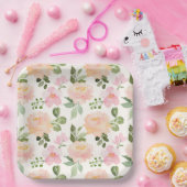 Land Bloemen Papier Borden Papieren Bordje (Feest)