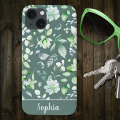 Land Bloemen Sage Groene handtekening Case-Mate iPhone Case