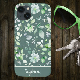 Land Bloemen Sage Groene handtekening Case-Mate iPhone Case