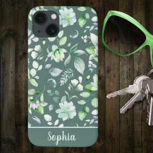 Land Bloemen Sage Groene handtekening Case-Mate iPhone Case