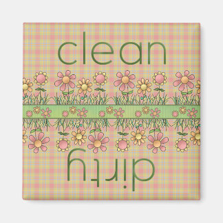 Land Bloemen Vaatwasser Magneet