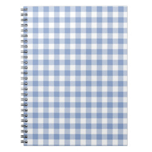 Land Blue Gingham Notitieboek