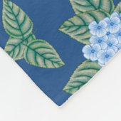Land Blue Hydrangeas Fleece Deken (Hoek)