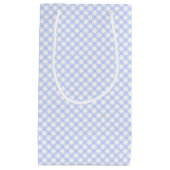  Land Blue Play Gingham Klein Cadeauzakje (Voorkant)