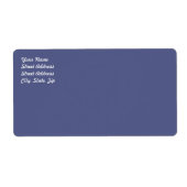 Land Blue Verzendlabel (Voorkant)