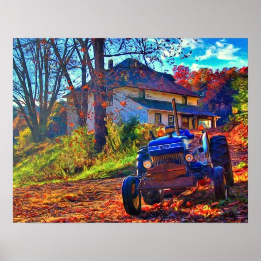 Land Boerderij Art Poster (Voorkant)