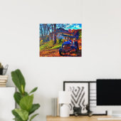 Land Boerderij Art Poster (Thuiskantoor)