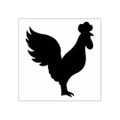 Land Boerderij Haan Craft Silhouet Rubberstempel (Afrduk)