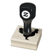 Land Boerderij Haan Craft Silhouet Rubberstempel (Stempel)