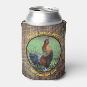 Land Boerderij Haan Kraaien Gepersonaliseerd Blikjeskoeler