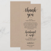 Land Boerderij Kraft, plaats instelling Dank je ka Programmakaart (Voorkant / Achterkant)