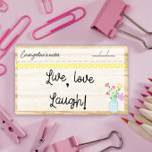 Land Boerderij, lampen en bloemen 10" x 6" Post-it® Notes