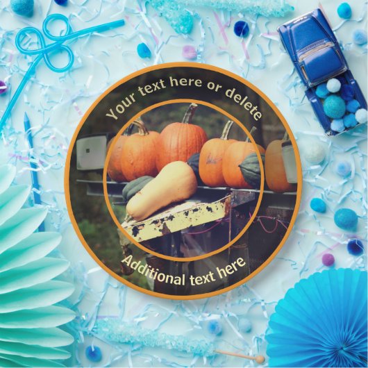 Land Boerderij Oogst Natuur Gepersonaliseerde Part Papieren Bordje (Feest)