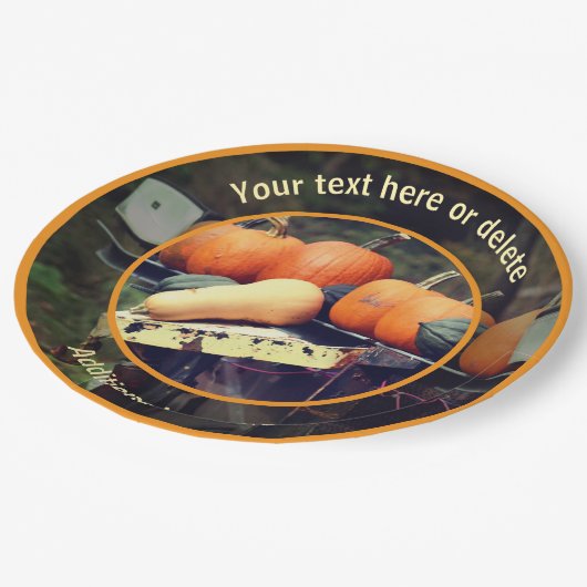 Land Boerderij Oogst Natuur Gepersonaliseerde Part Papieren Bordje (Gekanteld)