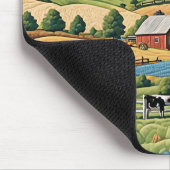 Land Boerderij Quilt Muismat (Hoek)