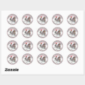 Land Boerderij Verse Kippeneieren Stickers (Vel)