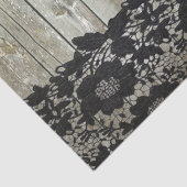 land bohemian zwart kant oud rustiek schuur hout tissuepapier (Detail)