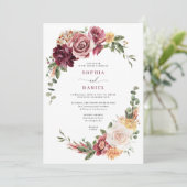 Land Boho bruiloft uitnodiging Kaart (Staand voorkant)