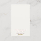 Land Boho Wildbloemen Floral Earring Display Visitekaartje (Achterkant)