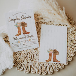 Land Boots Couples Co-Ed Vrijgezellenfeest Kaart